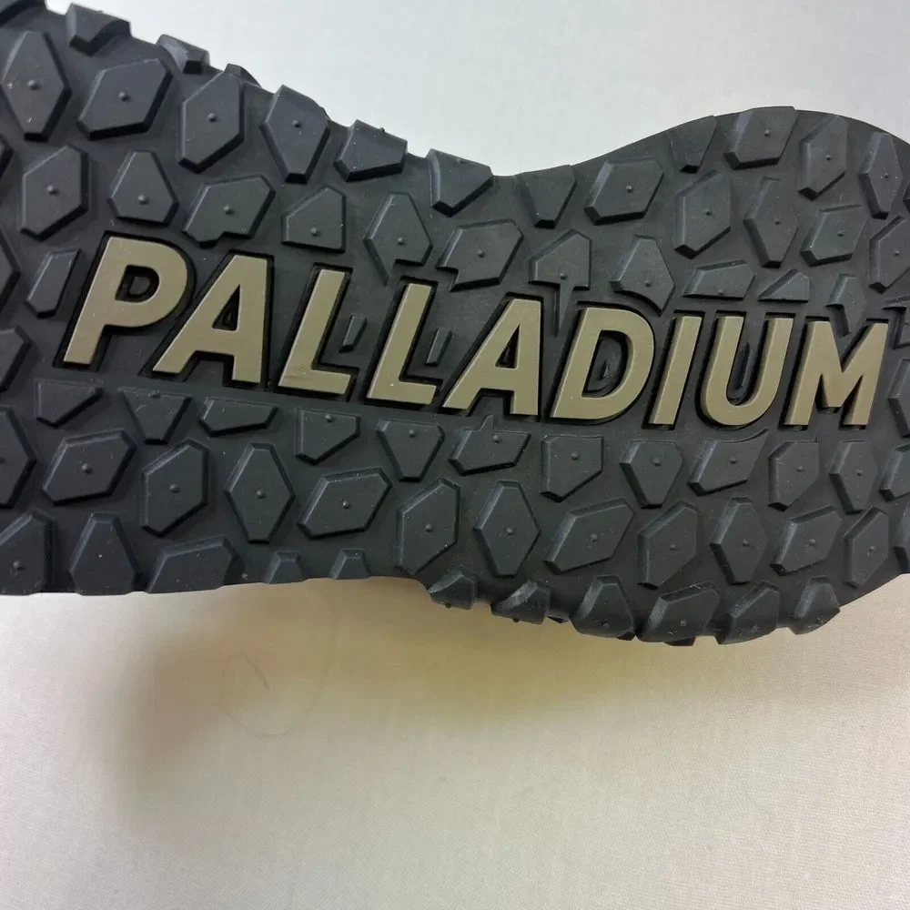 Palladium Men Troop Runner Sneaker Black Lace-Up Low Top‎ Shoes Sz 3.5M UNISEX